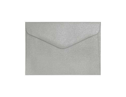 Koperta / koperty ozdobne C6 - PEARL SREBRNY opk 10szt 150g m2 www.asan.com.pl