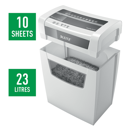 Niszczarka Leitz IQ Home Office ścinki 4x28mm P4 www.asan.com.pl