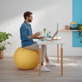 Piłka do siedzenia Leitz Ergo Cosy - Ciepły żółty www.asan.com.pl