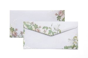 Koperta / koperty ozdobne DL - Koperta Garden opk 10szt 120g m2 