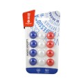 Akcesoria do tablic MemoBe, zestaw: płyn 125 ml, markery 4 kolory, gąbka magnetyczna, uchwyt na markery, magnesy f 20 mm 12 szt. www.asan.com.pl