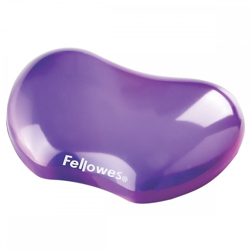 Podkładka żelowa pod nadgarstek Fellowes CRYSTAL fioletowa www.asan.com.pl
