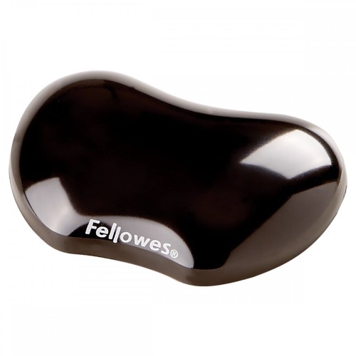 Podkładka żelowa pod nadgarstek Fellowes CRYSTAL CZARNA 9112301 www.asan.com.pl