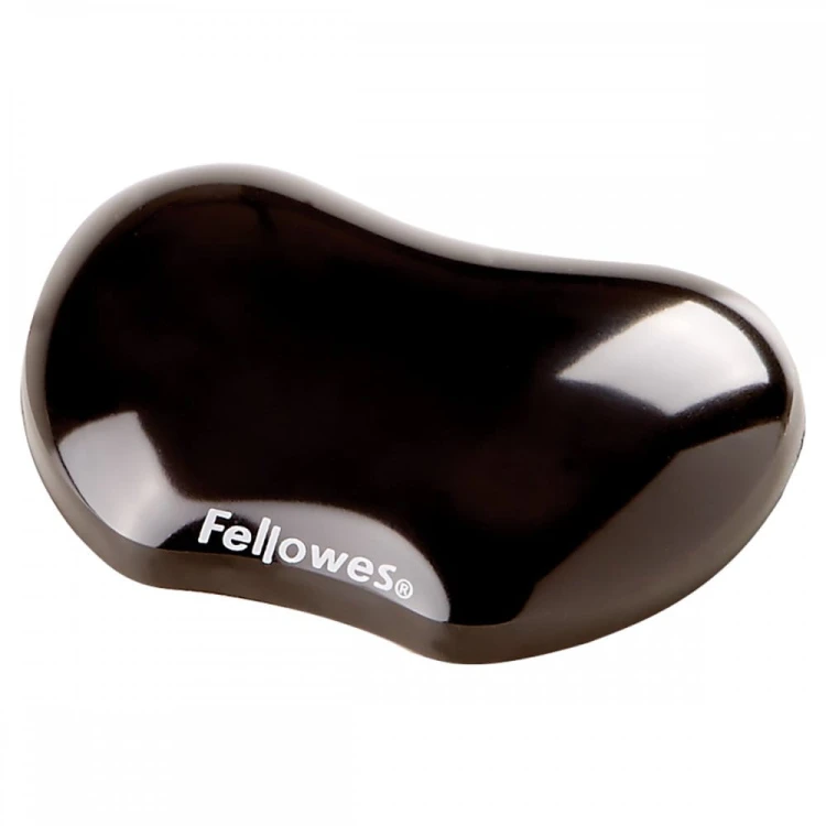 Podkładka żelowa pod nadgarstek Fellowes CRYSTAL CZARNA 9112301 www.asan.com.pl