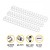 Grzbiety plastikowe do bindowania 45mm (341-410 kartek) A4/50szt - kolor BIAŁY - Fellowes www.asan.com.pl