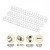 Grzbiety plastikowe do bindowania 51mm (411-510 kartek) A4/50szt - kolor BIAŁY - Fellowes www.asan.com.pl