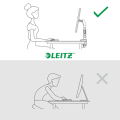 Ramię na 1 monitor Leitz Ergo - Szary ciemny www.asan.com.pl