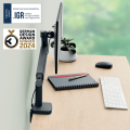 Ramię na 1 monitor Leitz Ergo - Szary ciemny www.asan.com.pl