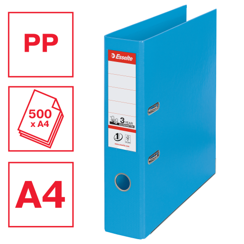 Segregator biurowy ESSELTE No.1 A4/75 JASNONIEBIESKI  www.asan.com.pl