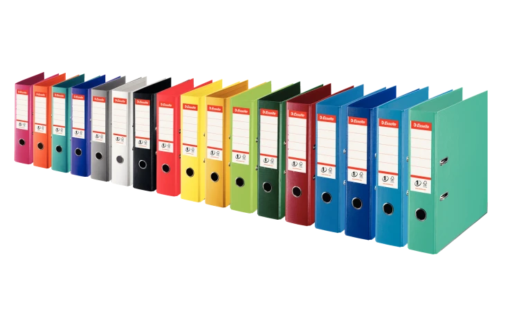Segregator biurowy ESSELTE No.1 A4/75 JASNONIEBIESKI  www.asan.com.pl