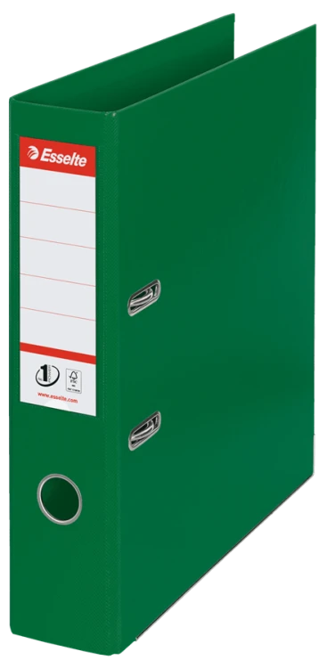 Segregator biurowy ESSELTE No.1 A4/75 ZIELONY www.asan.com.pl