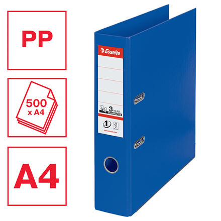 Segregator biurowy ESSELTE No.1 A4/75 NIEBIESKI www.asan.com.pl