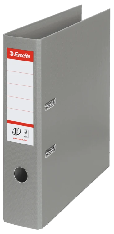 Segregator biurowy ESSELTE No.1 A4/75 SZARY www.asan.com.pl