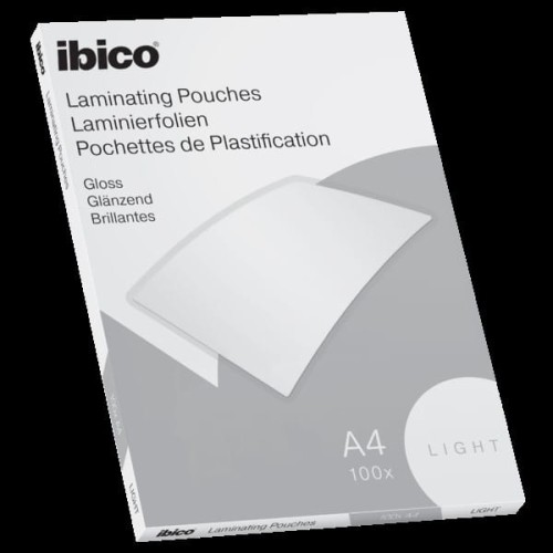 IBICO Folia do laminowania błyszcząca A4 light 75 mikronów / 100szt www.asan.com.pl