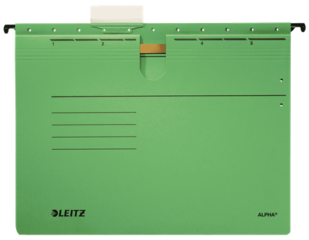 Skoroszyt zawieszany Leitz Alpha A4 - zielony www.com.pl