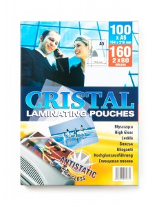 Cristal Folia do laminowania błyszcząca A5  80 mikronów / 100szt