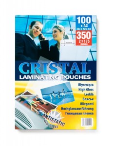 Cristal Folia do laminowania błyszcząca A3 175 mikronów / 100szt
