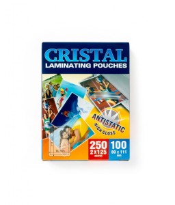 Cristal Folia do laminowania błyszcząca 80x111 mm 125 mikronów /  100szt