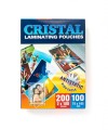 Cristal Folia do laminowania błyszcząca 75x105 mm 100 mikronów / 100szt www.asan.com.pl