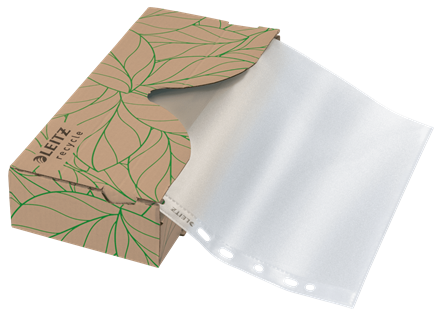 Koszulki Leitz Recycle w dyspenserze At Hand- opakowanie 40 sztuk A4 www.asan.com.pl