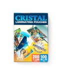 Cristal Folia do laminowania błyszcząca 65x95 mm 100 mikronów / 100szt  