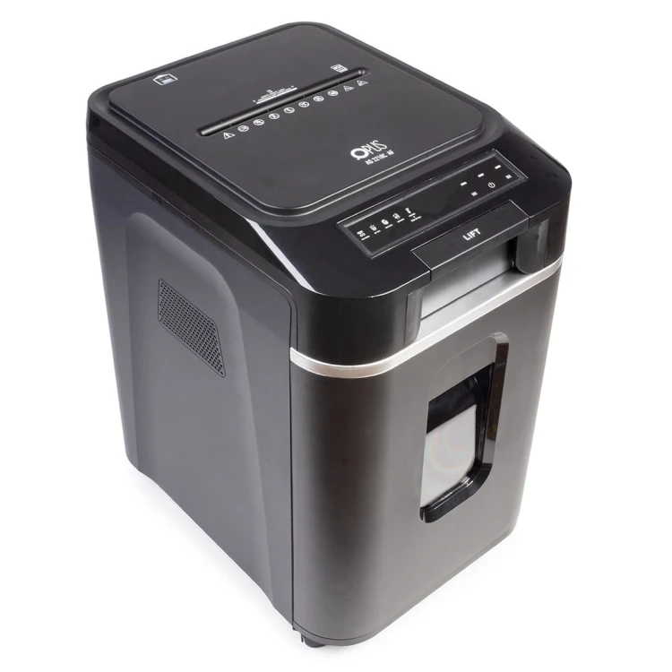 Niszczarka - OPUS AS 2210C AF ścinki 4 x 20 mm P-4 z automatycznym podajnikiem papieru www.asan.com.pl
