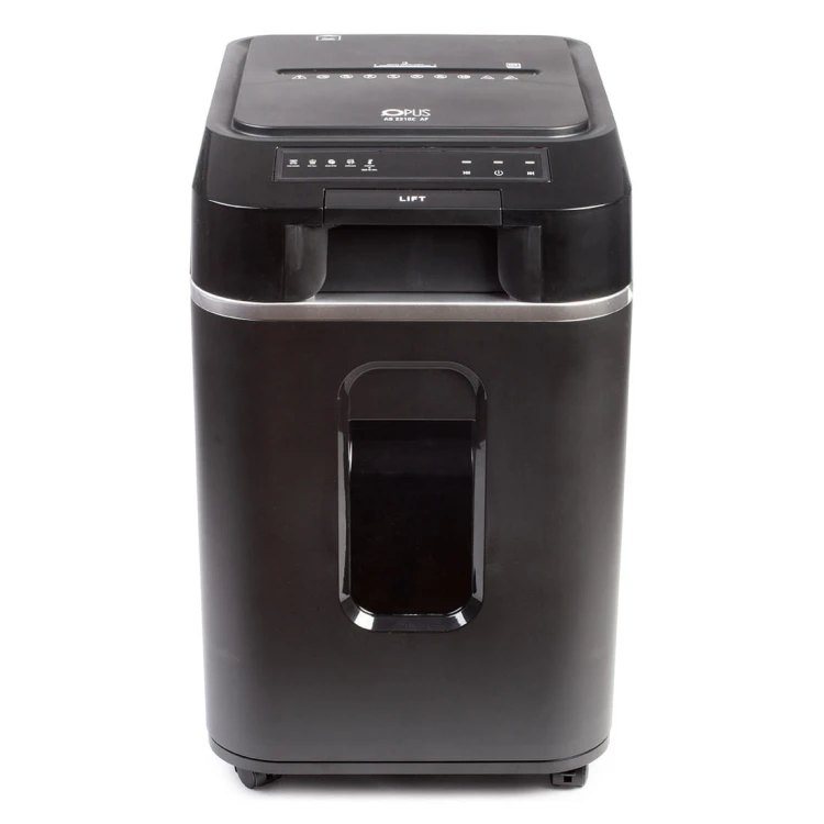 Niszczarka - OPUS AS 2210C AF ścinki 4 x 20 mm P-4 z automatycznym podajnikiem papieru www.asan.com.pl