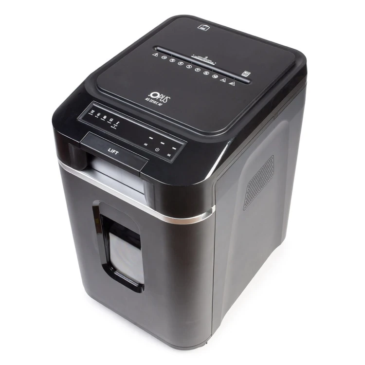 Niszczarka - OPUS AS 2210C AF ścinki 4 x 20 mm P-4 z automatycznym podajnikiem papieru www.asan.com.pl