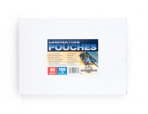 Cristal folia do laminowania samoprzylepna A4 80 mikronów /100szt www.asan.com.pl