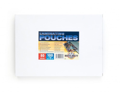 Cristal Folia do laminowania MATOWA Dwustronnie A4 80 mikronów /100szt www.asan.com.pl