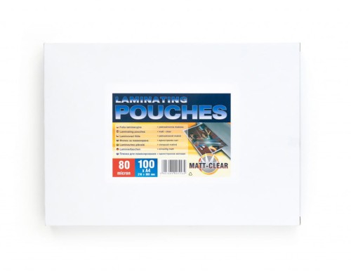 Cristal Folia do laminowania MATOWA Jednostronnie A4 80 mikronów /100szt www.asan.com.pl