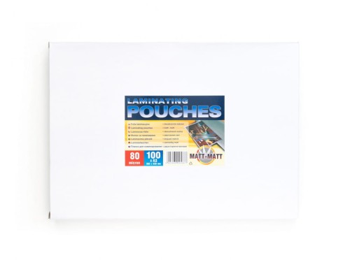 Cristal Folia do laminowania MATOWA Dwustronnie A3 80 mikronów /100szt www.asan.com.pl