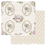 Papier scrapbookingowy Retro Inspiracje 30,5x30,5 MIX opakowanie 8 arkuszy 