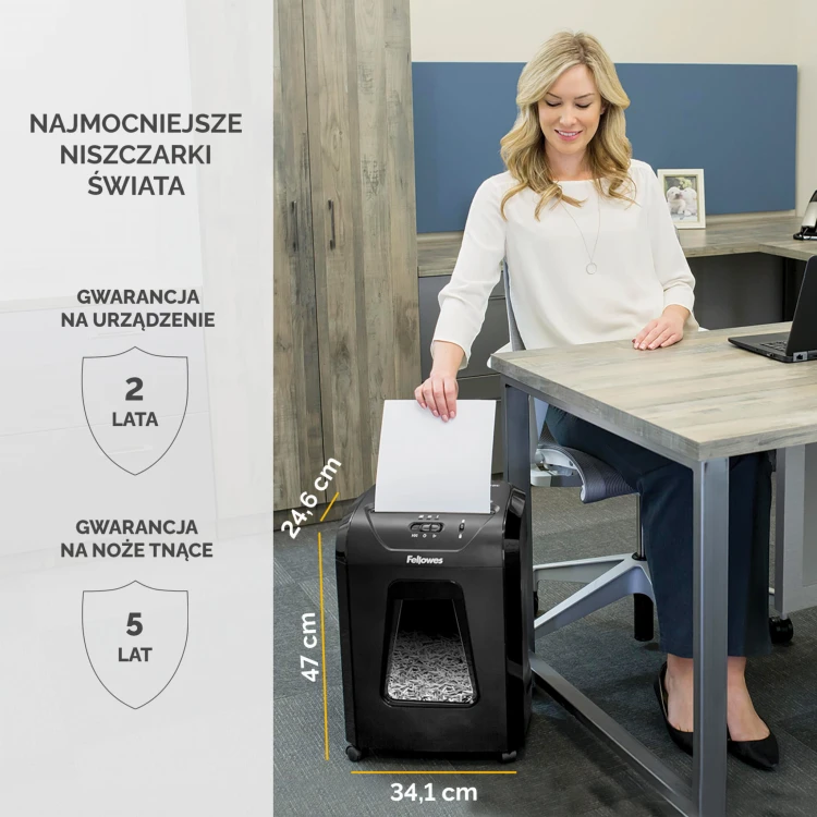 Niszczarka Fellowes 12C www.asan.com.pl