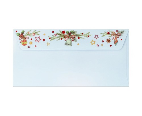 Koperta / koperty ozdobne DL - Koperta Gwiazdka opk 10szt 120g m2  www.asan.com.pl