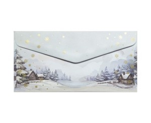 Koperta / koperty ozdobne DL - Koperta Magia Zimy opk 10szt 120g m2  