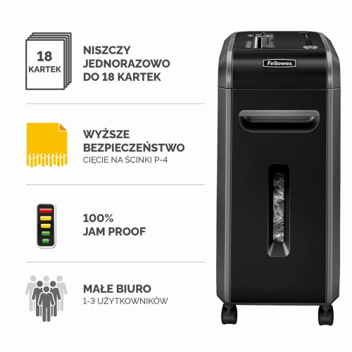 Niszczarka Fellowes 99Ci ścinki 4x38mm P-4 www.asan.com.pl
