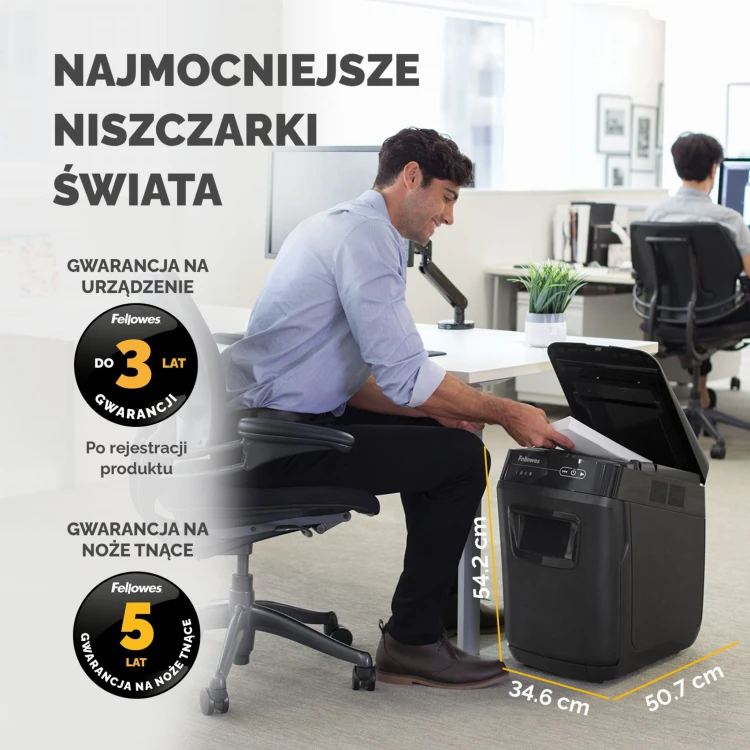 Niszczarka Fellowes AUTOMAX 150C ścinki 4x38 www.asan.com.pl