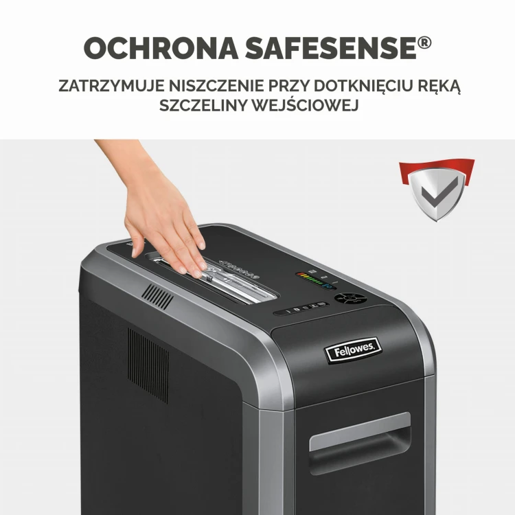 Niszczarka Fellowes 125Ci ścinki 4x38mm P4 www.asan.com.pl