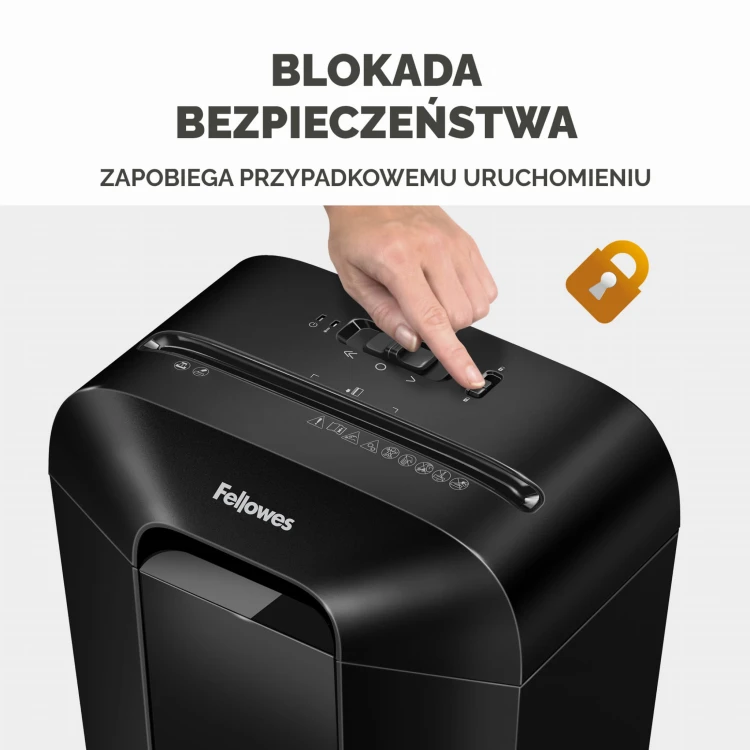 4400501_Niszczarka Fellowes LX45 ścinki 4x37mm P4 www.asan.com.pl