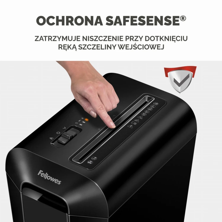 4400701_Niszczarka Fellowes LX65 ścinki 4x40mm P4 do domu lub małego biura www.asan.com.pl