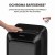 5502501_Niszczarka Fellowes LX210 CZARNA ścinki 4x12mm P4/T4 www.asan.com.pl
