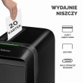 5502601_Niszczarka Fellowes LX220 CZARNA ścinki 4x12mm P4/T4 www.asan.com.pl