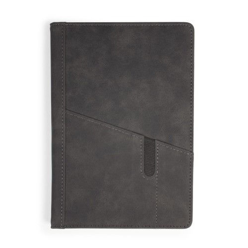 Notes Notatnik biurowy twardy w kratkę zamykany na gumkę - O.NOTE Tokyo - 207 x 145 mm (A5) - czarny www.asan.com.pl