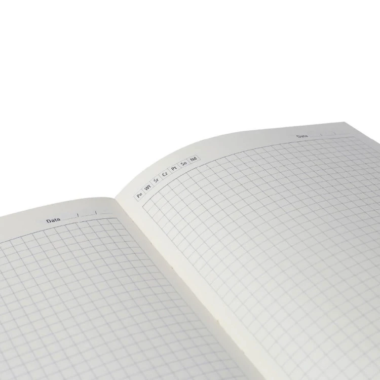 Notes Notatnik biurowy twardy w kratkę zamykany na gumkę - O.NOTE Tokyo - 207 x 145 mm (A5) - czarny www.asan.com.pl