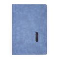 Notes Notatnik biurowy twardy w kratkę z kieszonką na telefon - O.NOTE Tokyo - 207 x 145 mm (A5) - niebieski www.asan.com.pl