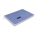 Notes Notatnik biurowy twardy w kratkę z kieszonką na telefon - O.NOTE Tokyo - 207 x 145 mm (A5) - niebieski www.asan.com.pl