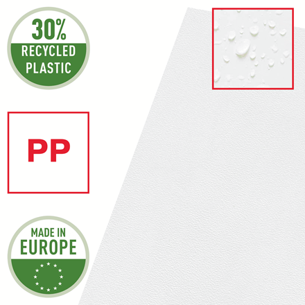 Ofertówki Esselte A4, w 30% z przedużytkowego tworzywa z odzysku - grubość folii : 115µ - opk. 100 szt  www.asan.com.pl