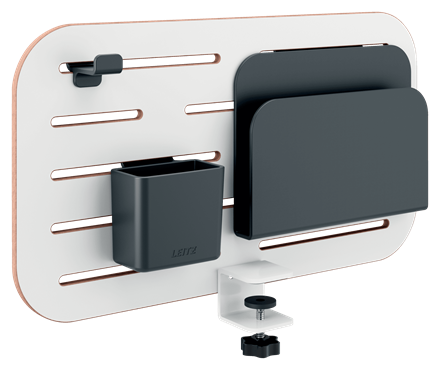 Organizer Leitz Ergo na akcesoria mocowany do biurka, z uchwytem na laptopa, 42 x 25 cm www.asan.com.pl