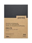 Okładka skóropodobna DELTA  A4/100szt CZARNA - Argo